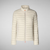 ANIMAL-FREE DAMEN-STEPPJACKE Carly in hellbeige | Save The Duck