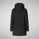 Woman's hooded parka Rachel in black | Save The Duck