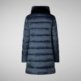 Woman's coat Dalea in night blue | Save The Duck