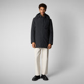 Man's coat Nestor in blue black - Bureau Herren | Save The Duck