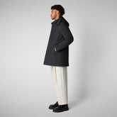 Man's coat Nestor in blue black | Save The Duck