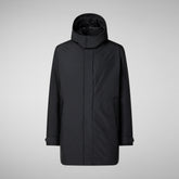 Man's coat Nestor in blue black | Save The Duck