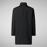 Man's coat Byron in blue black | Save The Duck