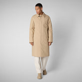 Manteau Preston in beige foncé pour homme | Save The Duck