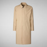 Manteau Preston in beige foncé pour homme | Save The Duck