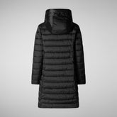 Animal-free damen-steppjacke Saffron mit kapuze in Schwarz | Save The Duck