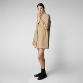 Manteau Embie in beige foncé pour femme - Bureau Femme | Save The Duck