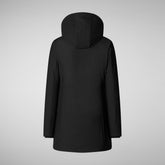 Veste à capuche Lila noir pour femme | Save The Duck