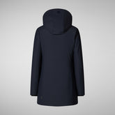 veste à capuche Lila bleu noir pour femme | Save The Duck