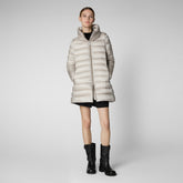 Woman's coat Lydia in beige clair pour femme | Save The Duck