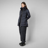 Woman's coat Lydia in bleu noir pour femme | Save The Duck