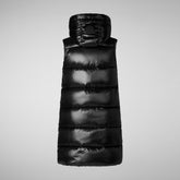 Giletà  capuche Iria noir pour femme | Save The Duck