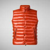 Gilet Griffin rougeérable pour homme | Save The Duck