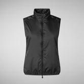 Gilet Eudy noir pour femme | Save The Duck