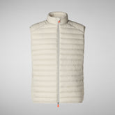 Gilet imbottito uomo Adam Beige chiaro | Save The Duck