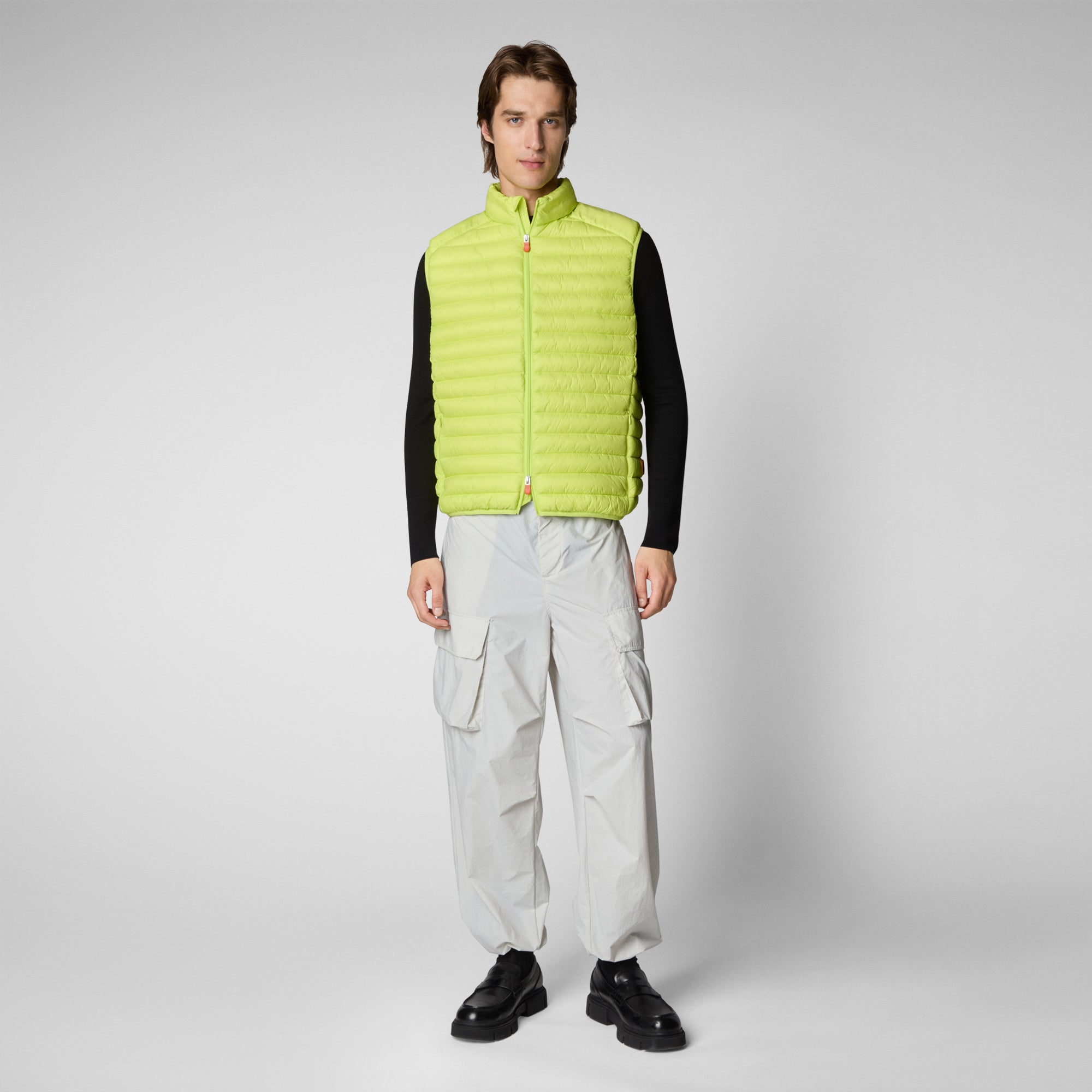 Save the duck GILET UOMO ADAM IN LICHEN GREEN