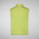 Gilet Adam vert citron pour homme | Save The Duck