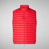 Gilet imbottito uomo Adam jack red - Classic Soul | Save The Duck