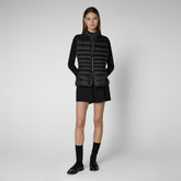 Gilet Lynn noir pour femme | Save The Duck