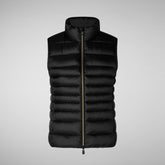 Gilet Lynn noir pour femme | Save The Duck