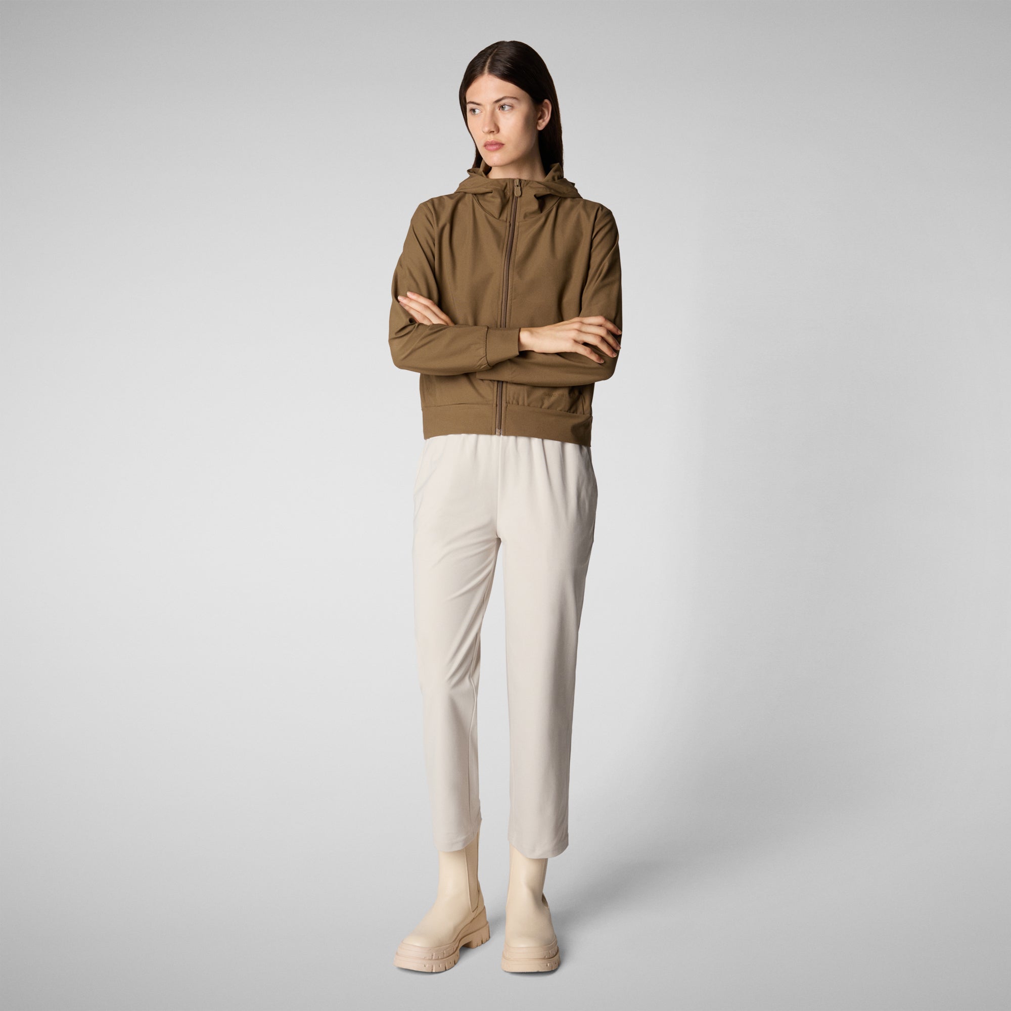 Save the duck PANTALONI DONNA MILAN RAINY BEIGE