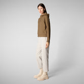 PANTALONI DONNA MILAN RAINY BEIGE | Save The Duck