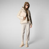 PANTALONI DONNA MILAN RAINY BEIGE | Save The Duck