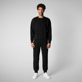 Sweatshirt Uren noir pour homme - Athleisure Homme | Save The Duck