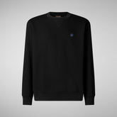 Man's sweatshirt Uren in black | Save The Duck