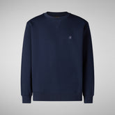 Man's sweatshirt Uren in navy blue | Save The Duck