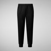 Man's basic jogger Favolus in black | Save The Duck