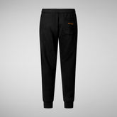 Man's basic jogger Favolus in black | Save The Duck