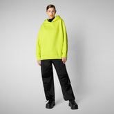 Sweatshirt unisex Itea vert citron - Man's shirts & Sweat-shirts | Save The Duck