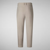 Pantalon Steve sandalo beige pour homme | Save The Duck