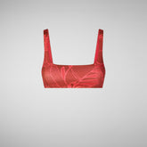 Macro palms on red - MAILLOTS DE BAIN POUR FEMME | Save The Duck