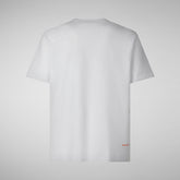 Man's t-shirt Bram in off white | Save The Duck