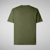 T-shirt Bram moss green pour homme | Save The Duck