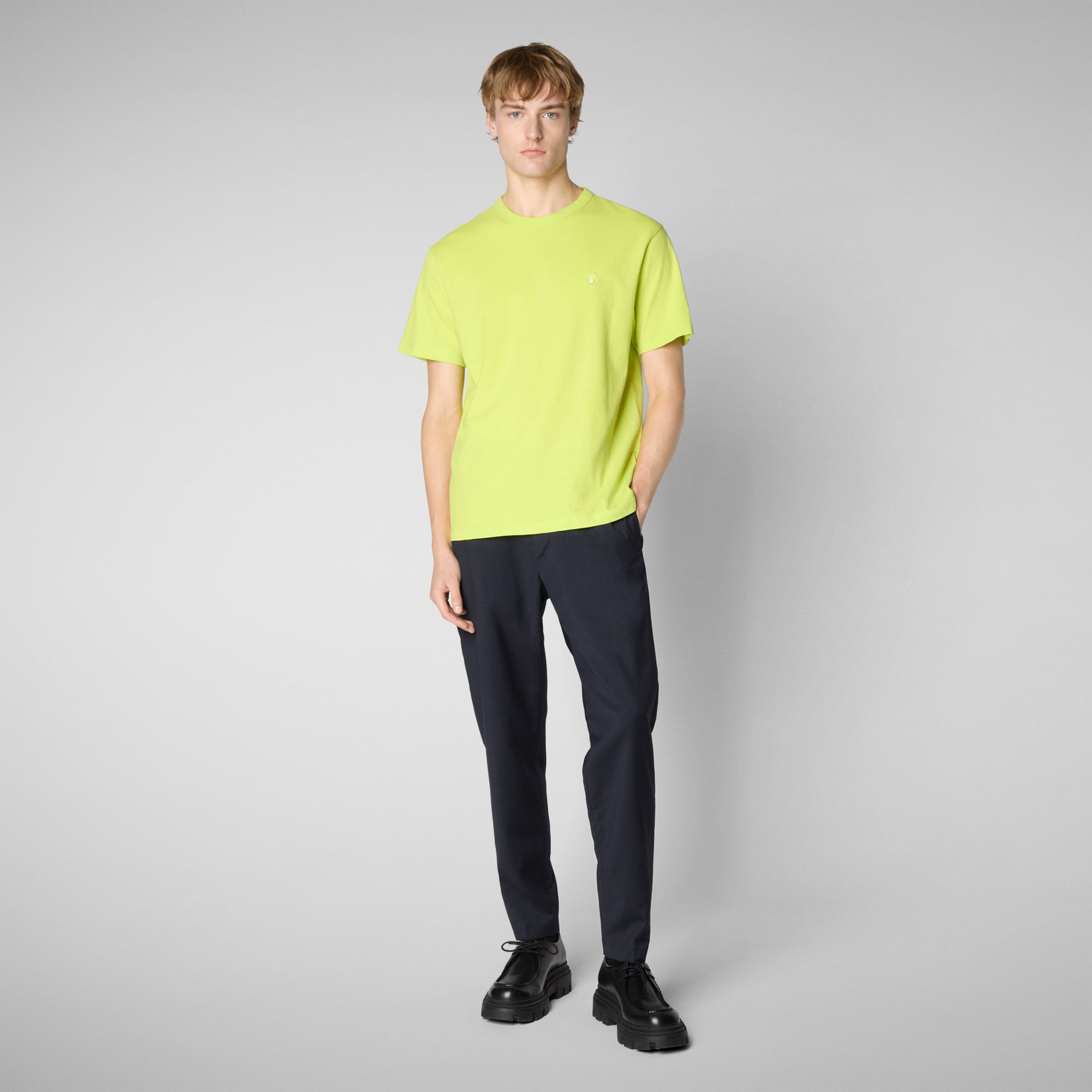 Save the duck T-SHIRT UOMO BRAM IN LICHEN GREEN