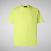 T-shirt Bram vert citron pour homme | Save The Duck