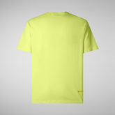 T-shirt Bram vert citron pour homme | Save The Duck