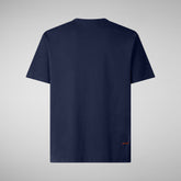 Man's t-shirt Bram in navy blue | Save The Duck