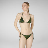 Macro palms on green - Woman's swimwear | Save The Duck