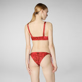Macro palms on red - MAILLOTS DE BAIN POUR FEMME | Save The Duck