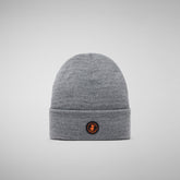 Unisex beanie Lou in light grey melange - Accessoires | Save The Duck