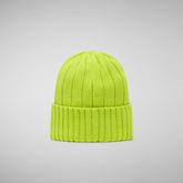 Unisex ribbed beanie jo in lichen green - Accessories | Save The Duck