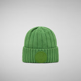 Unisex ribbed beanie jo in grass green - Accessories | Save The Duck