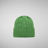 Unisex ribbed beanie jo in grass green - Accessories | Save The Duck