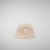 Unisex teddy bucket hat Nerys in shore beige - Accessoires | Save The Duck