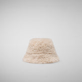 Unisex teddy bucket hat Nerys in shore beige - Accessoires | Save The Duck