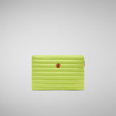 Unisex pc case Vesta in lichen green - Accessories | Save The Duck